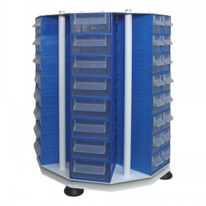 72 Drawer Rotary Desktop Storage Unit
